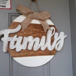 Family sign